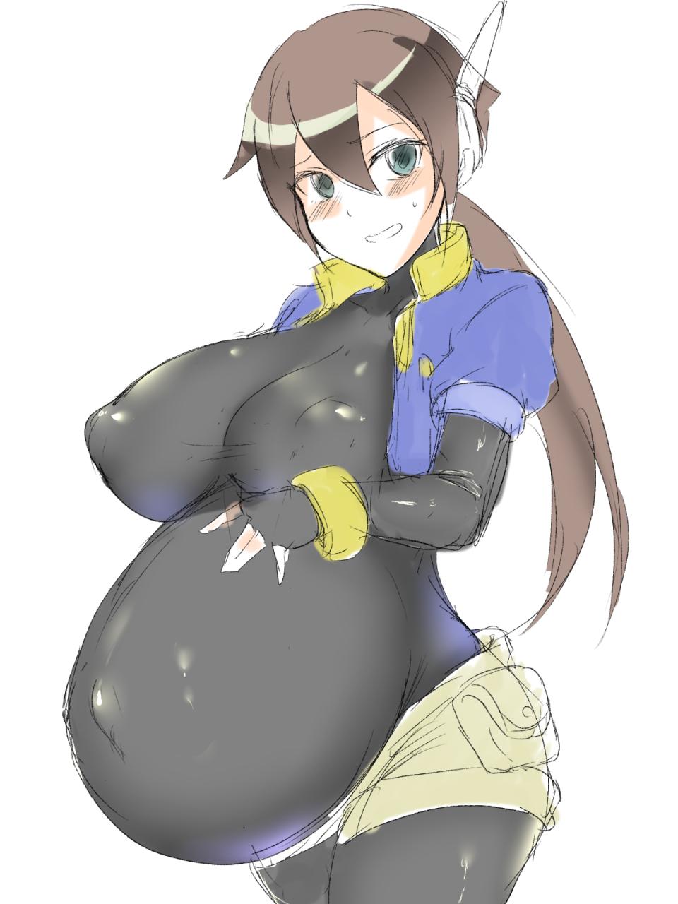 Aile Megaman Pregnant Compilation page 5 full
