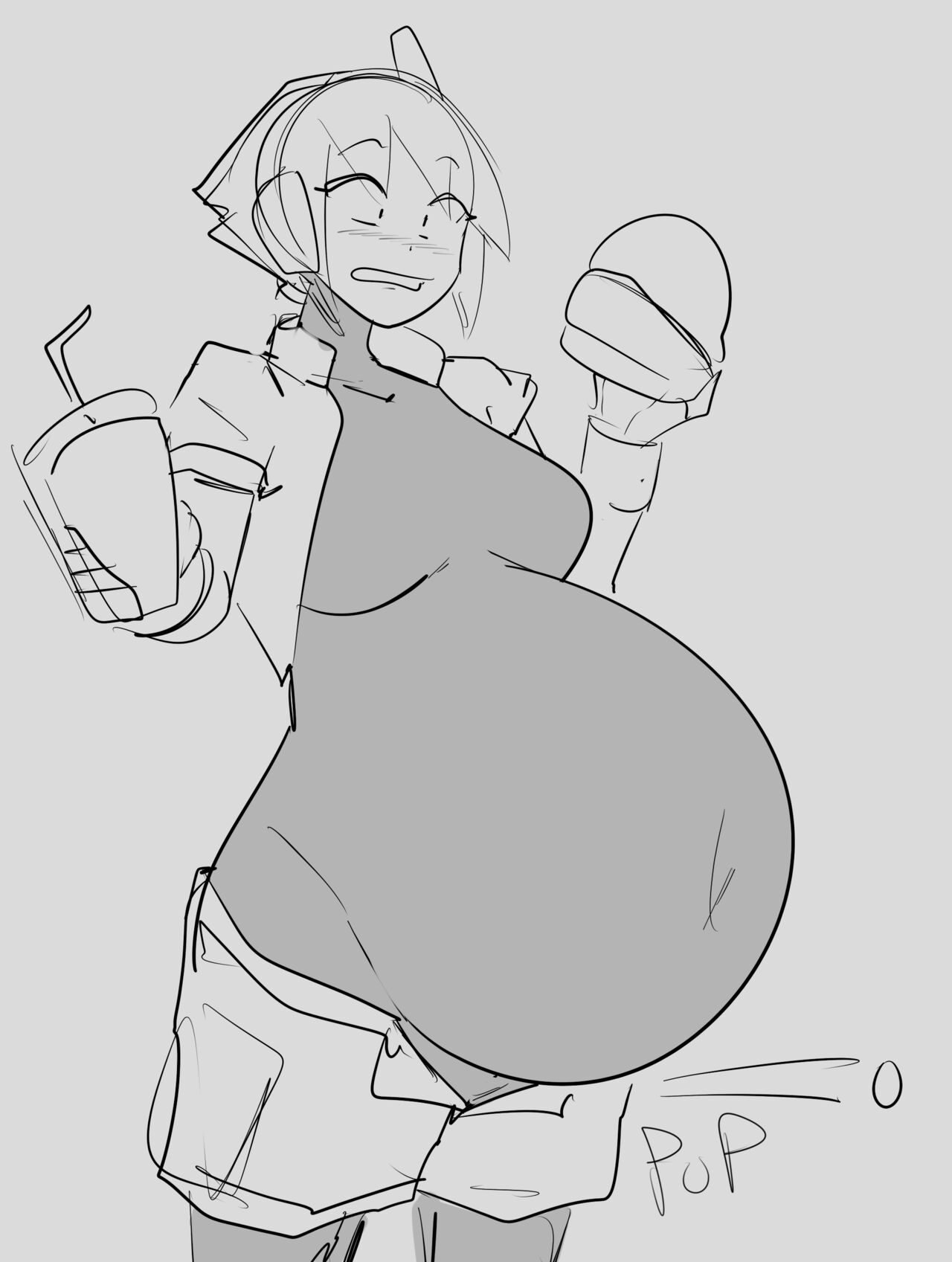 Aile Megaman Pregnant Compilation page 9 full