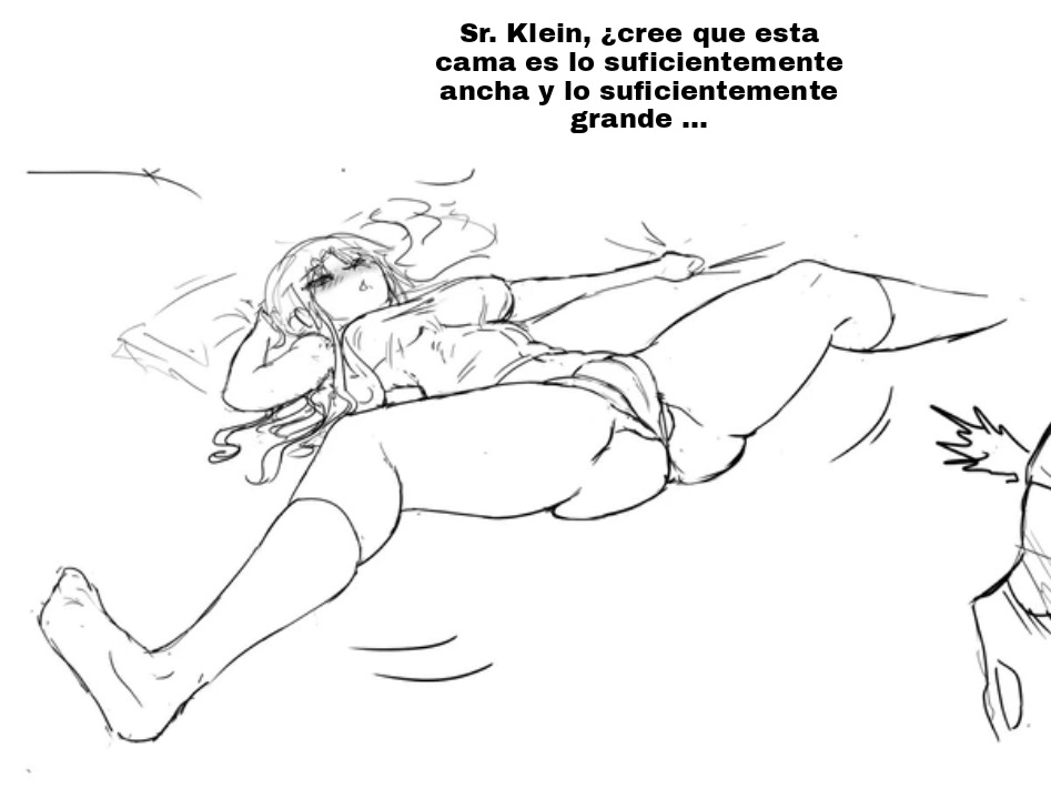 Asuna y Klein van a comprar una cama. page 6 full