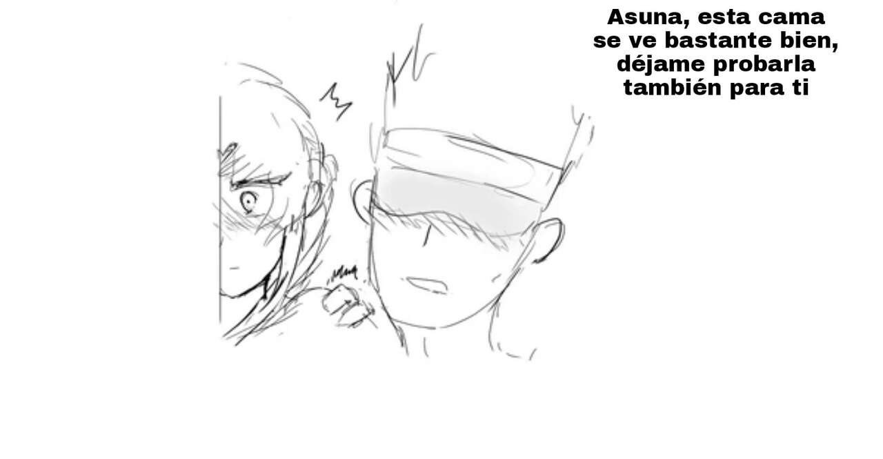 Asuna y Klein van a comprar una cama. page 9 full