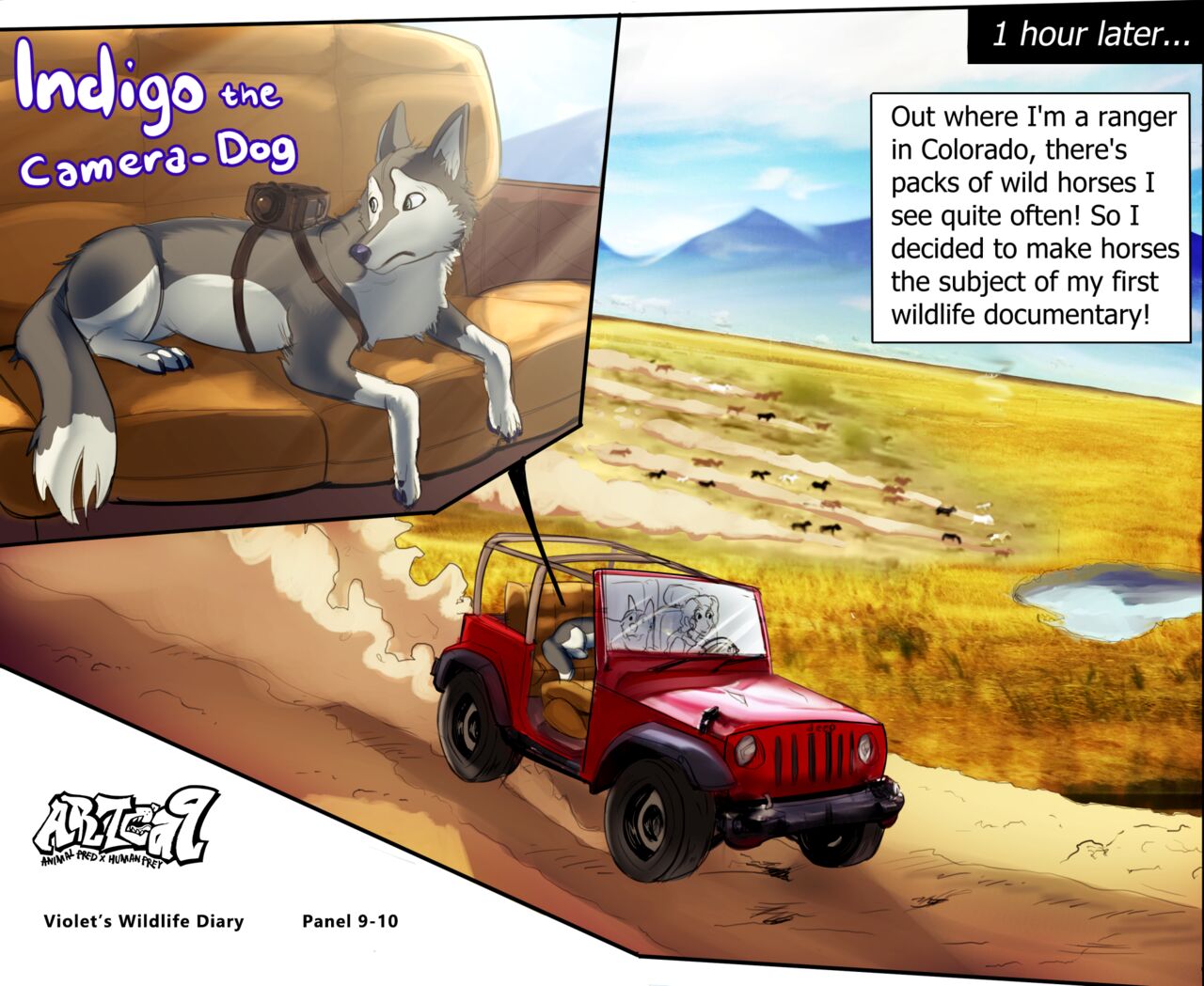 Violets Wildlife Diary CH 1-3 page 3 full