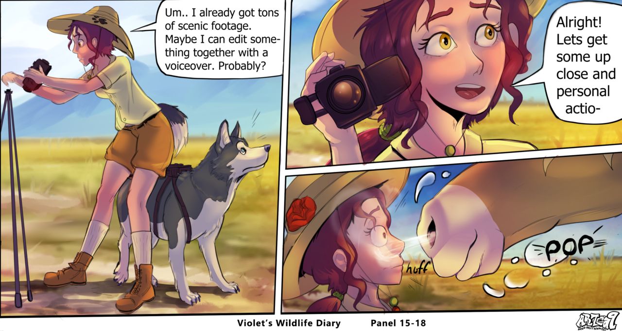 Violets Wildlife Diary CH 1-3 page 6 full