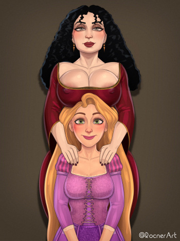 Mother Gothel x Rapunzel cover