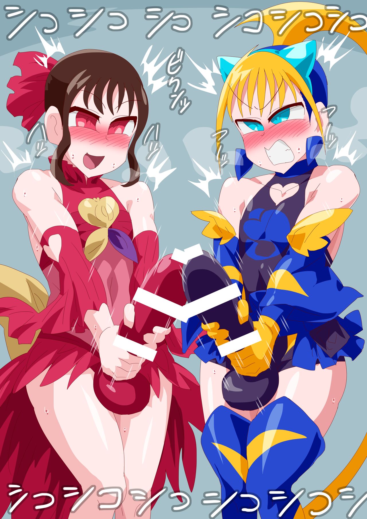Issho ni onanii suru Cure Jeanne to Aguilera-kun page 3 full