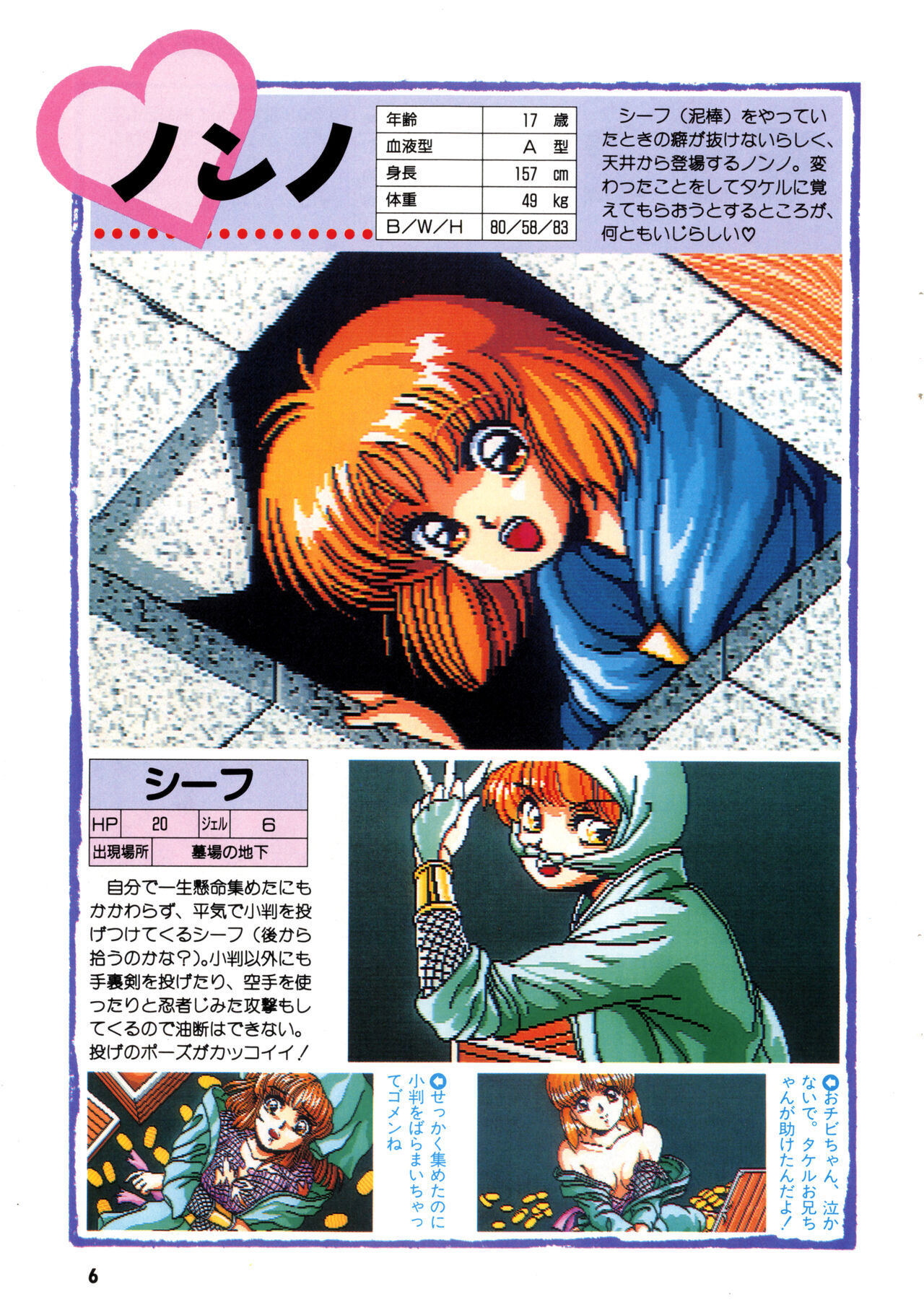 Dragon Knight II Bishōjo Kyara Meikan page 6 full