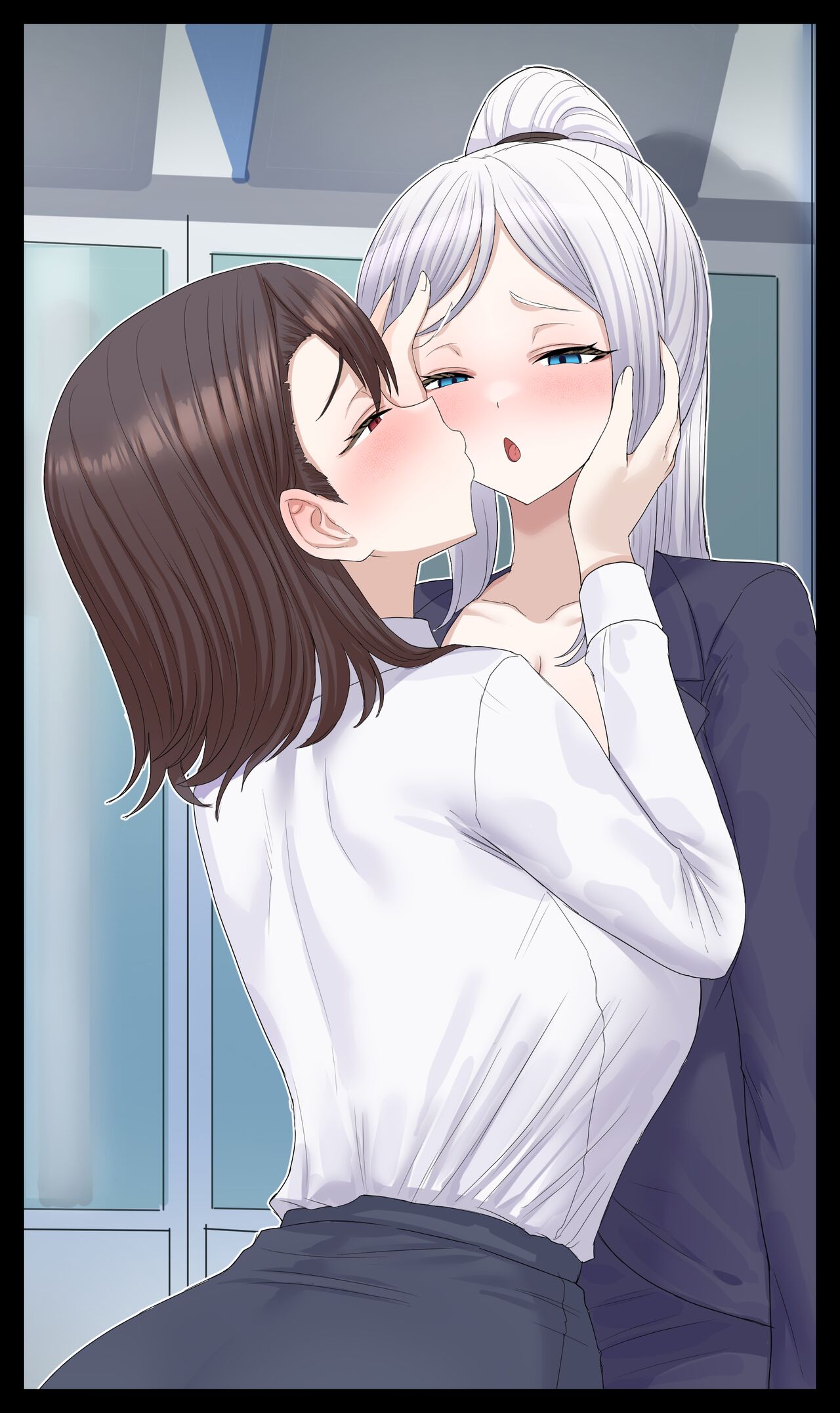 Shiraga no Ryūko to OL-chan Futa × On'na page 1 full