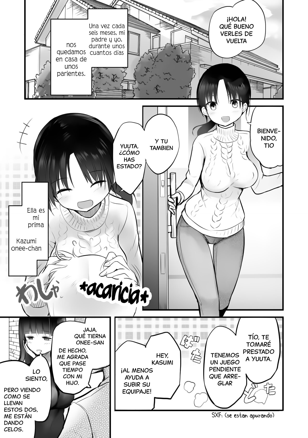 Itoko no Futanari Onee-chan to Naisho no Milk | La Prima Futanari y su Leche Secreta page 2 full