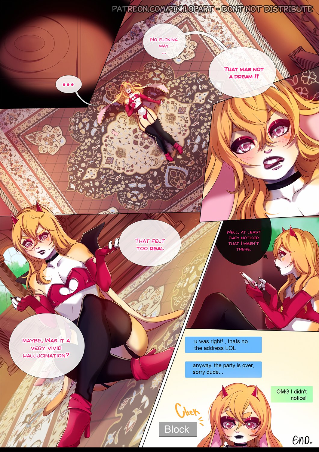 PinkLop - Ghost party - Comic page 8 full