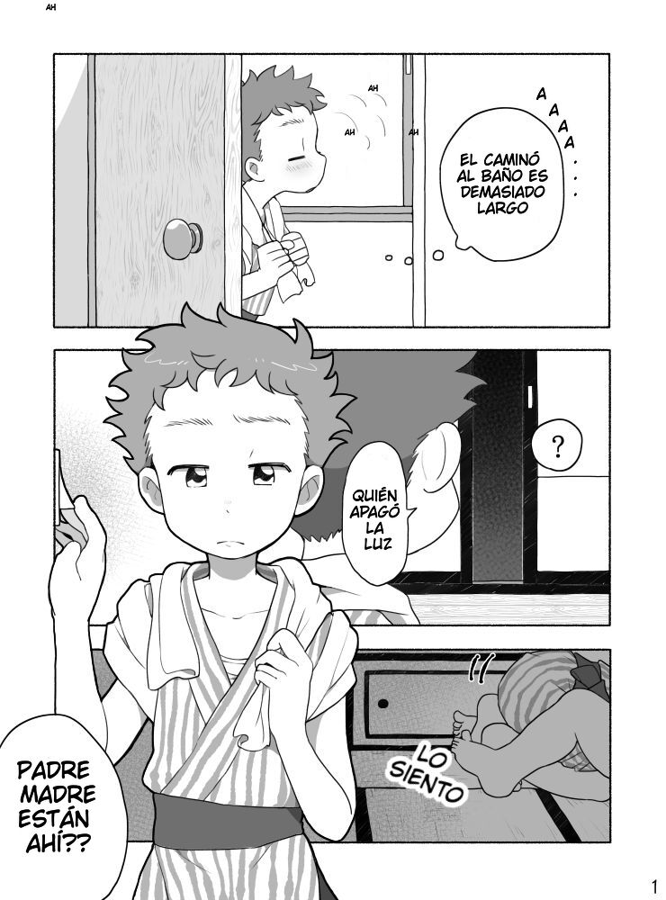 Kazoku To Kita Ryokan De Gay Couple To De Au Shota page 3 full