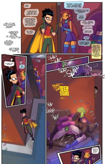 Teen Titans - Starfire and Robin cover