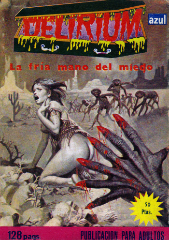 Delirium #27 - La fria mano del miedo cover