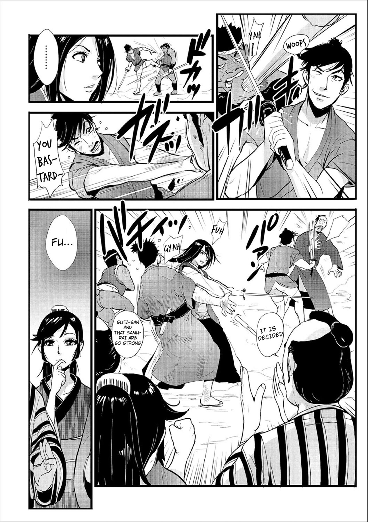 Knocked Up Samurai 02: The Post Town and the Ronin, Tied and Teased page 6 full