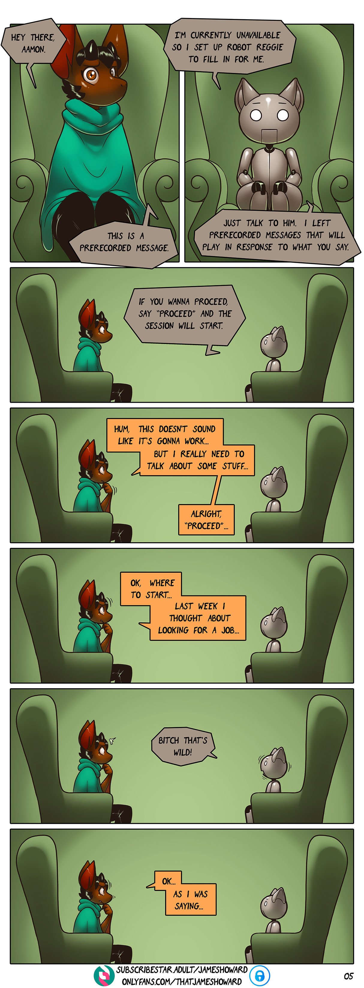 Vore Story- Chapter 5: Corporate Ladder page 8 full