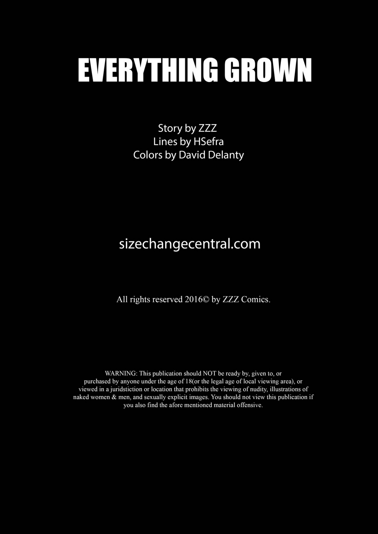 ZZZ Comics - Everything Grown page 2 full