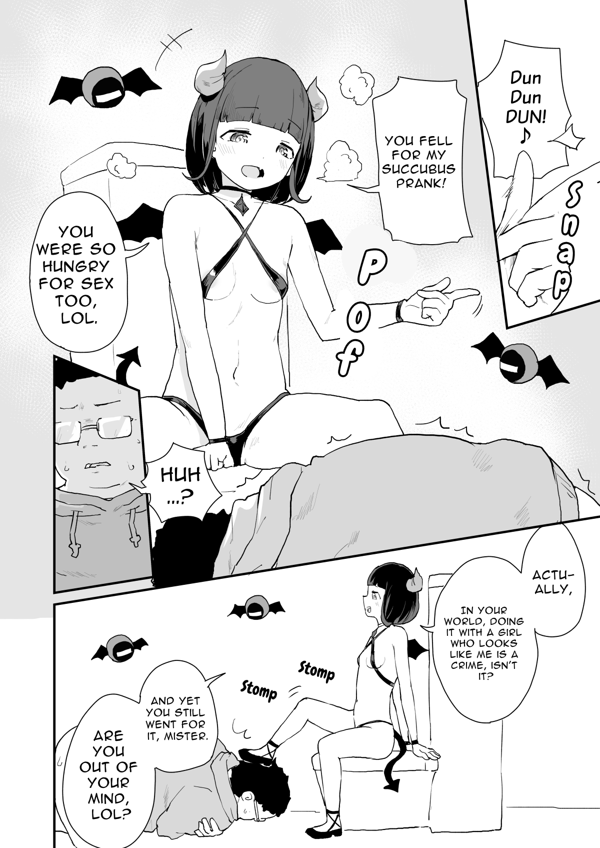 Succubus Plays a Prank on a Human Man! page 8 full
