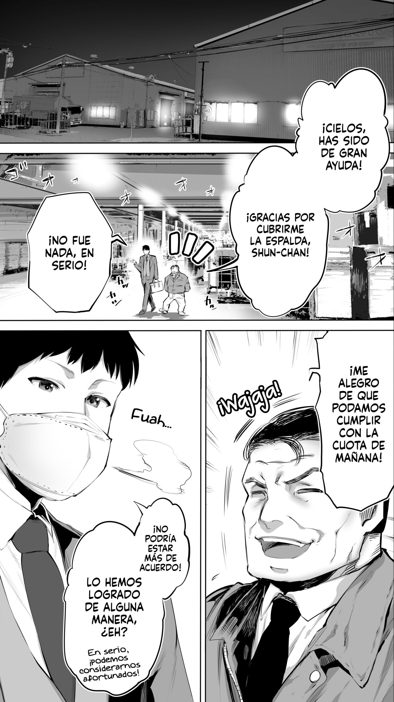 Jimoto no Hame Tomo. "Shin'ya no konbini ten'in A" | La Amiga Sexual de mi Ciudad Natal. "El Caso de la Empleada A de la Tienda en el Turno de Noche" page 2 full