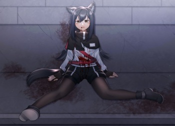 Arknights Texas, Beaten and Gangraped cover