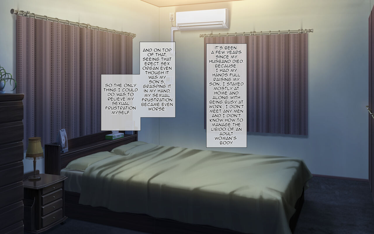 Boku to Kaa-san to no Love Love Kozukuri Sex Seikatsu ~Aiuchi-san-chi no Baai~|My Mother's and My Lovey Dovey Babymaking Sex Life ~Aiuchi Family's Situation~ page 8 full