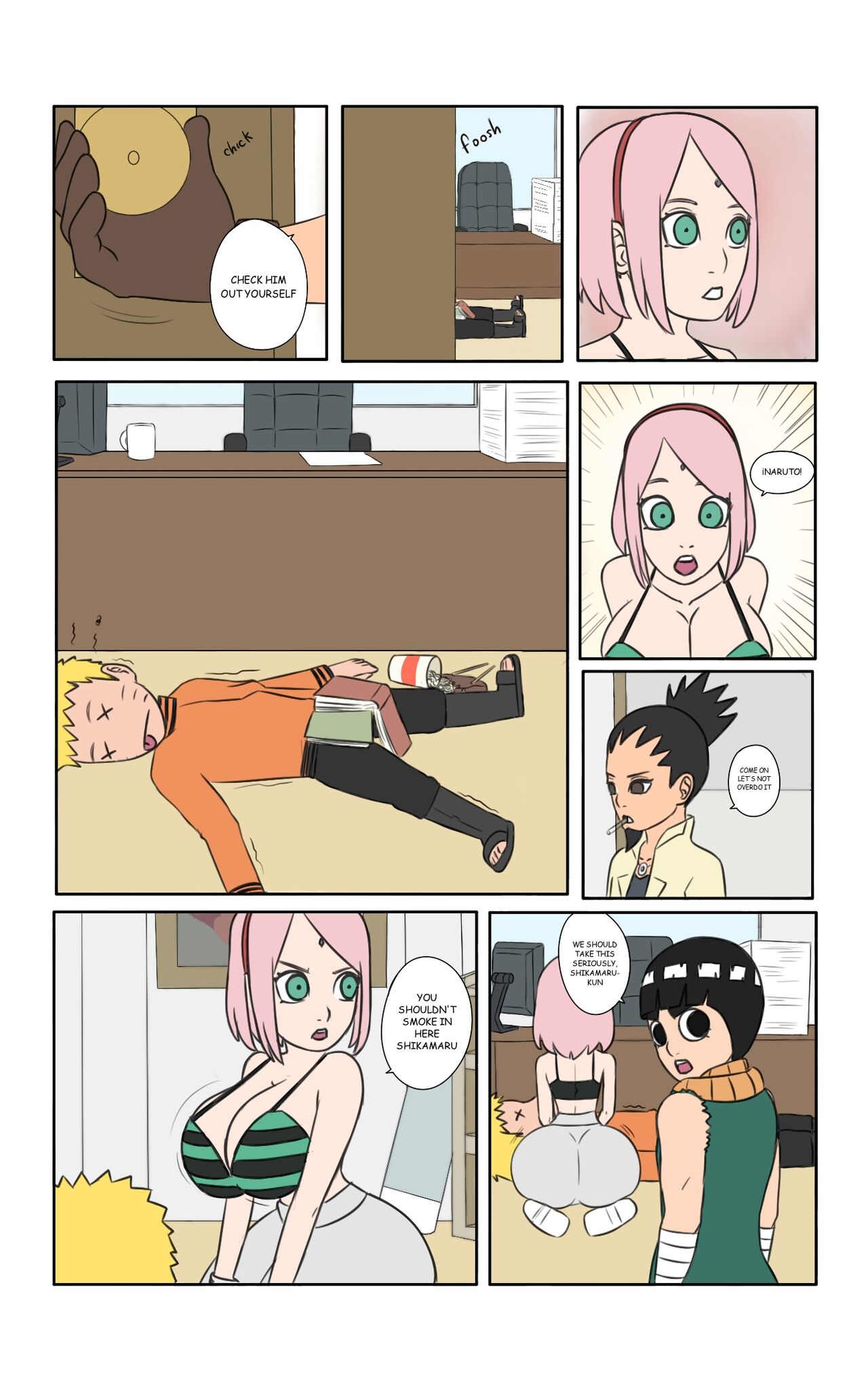 Hot days in Konoha  - English page 10 full