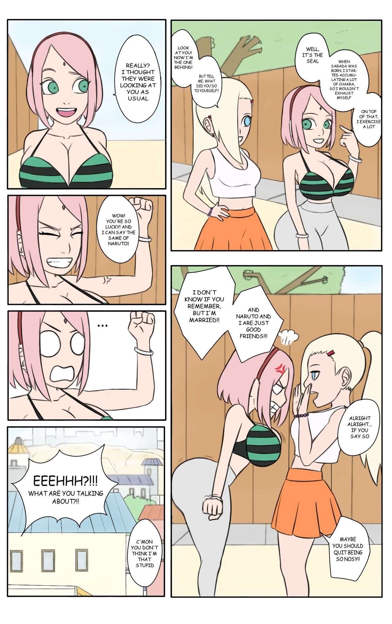 Hot days in Konoha  - English page 3 full