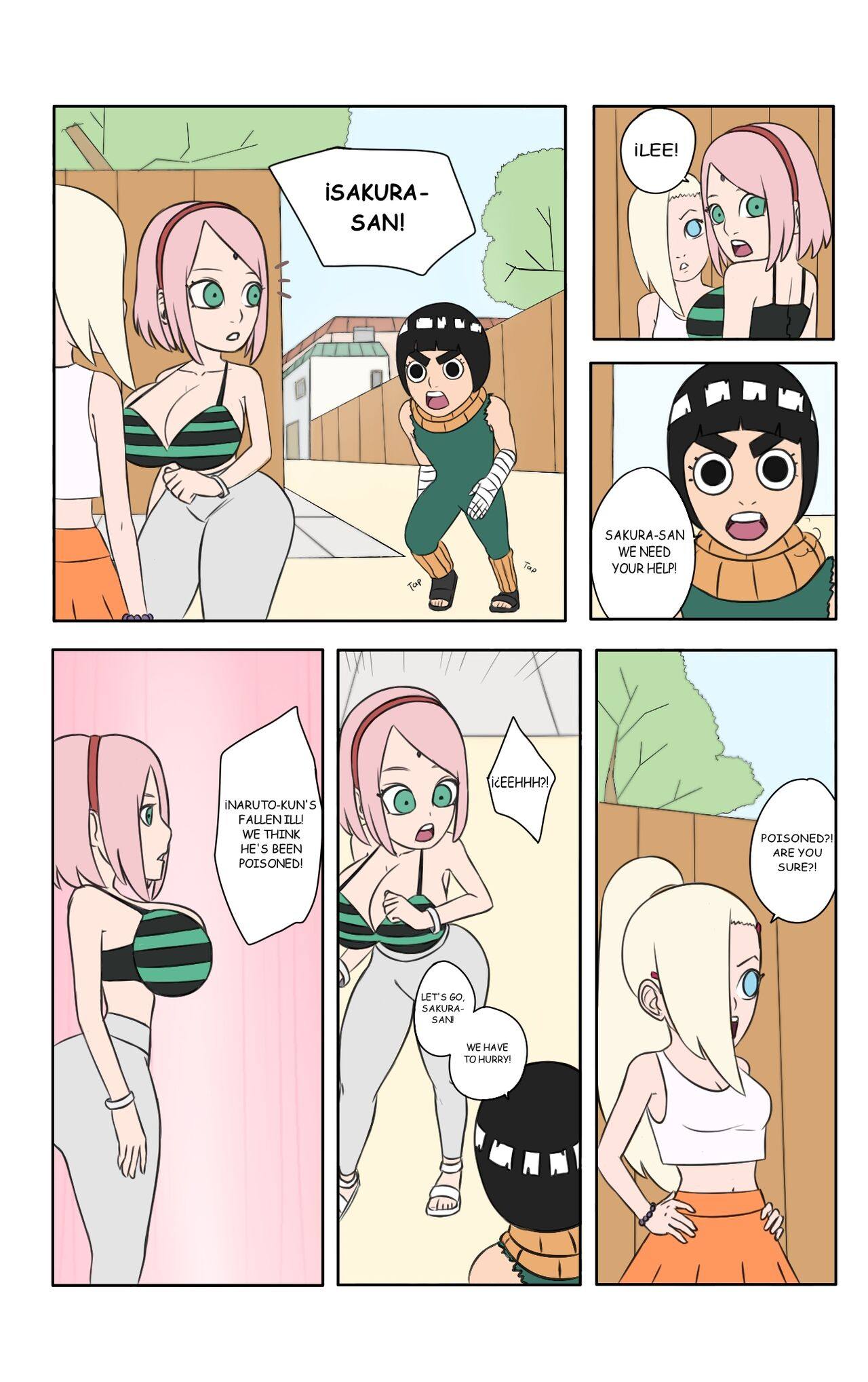 Hot days in Konoha  - English page 4 full