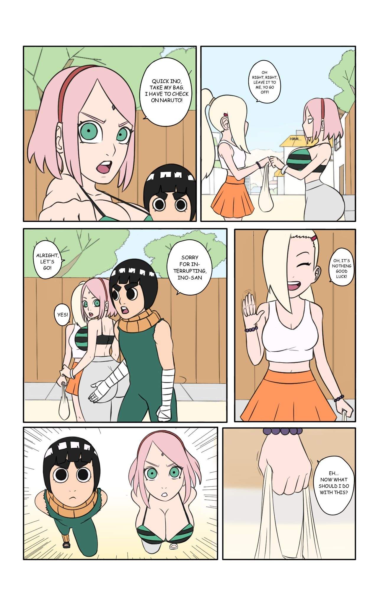 Hot days in Konoha  - English page 8 full