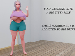 HOT MILF ON YOGA