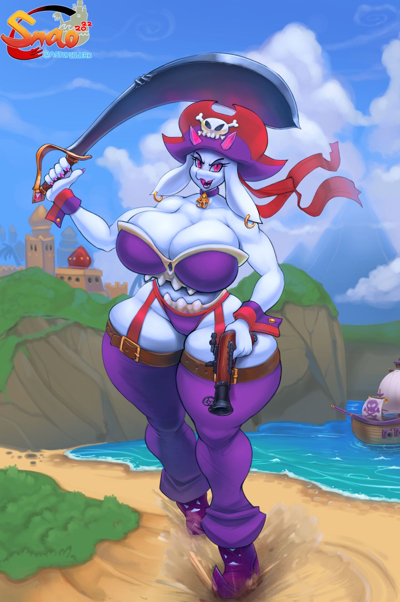 Toriel as Risky Boots page 1 full