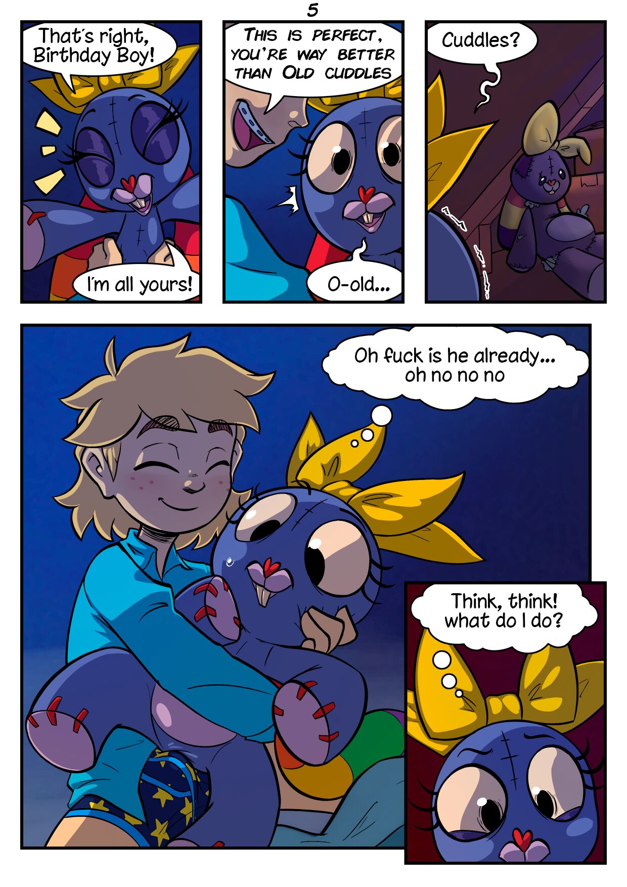My New Friend Mrs Cuddles page 7 full
