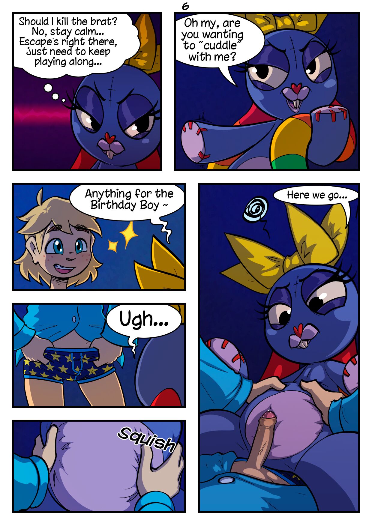 My New Friend Mrs Cuddles page 8 full