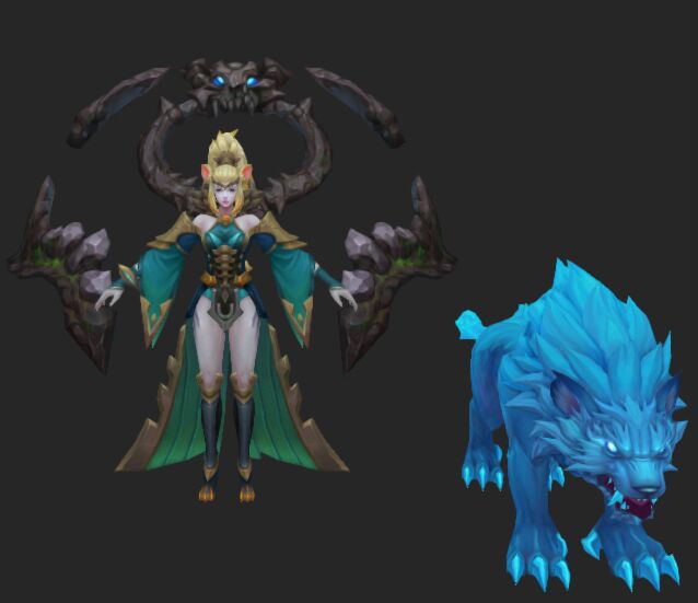 arena of valor character 3d model 006 Arum page 1 full