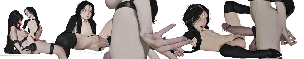 Wednesday x Elvira Halloween special page 5 full