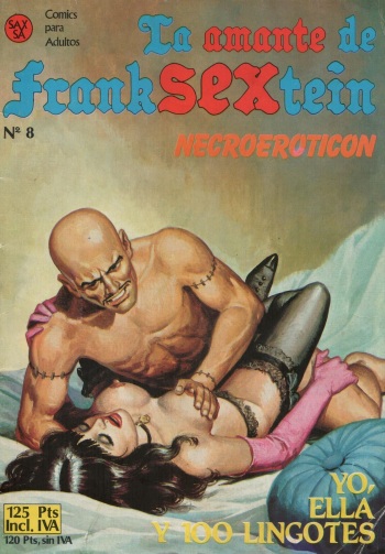 La amante de Franksextein 08 cover