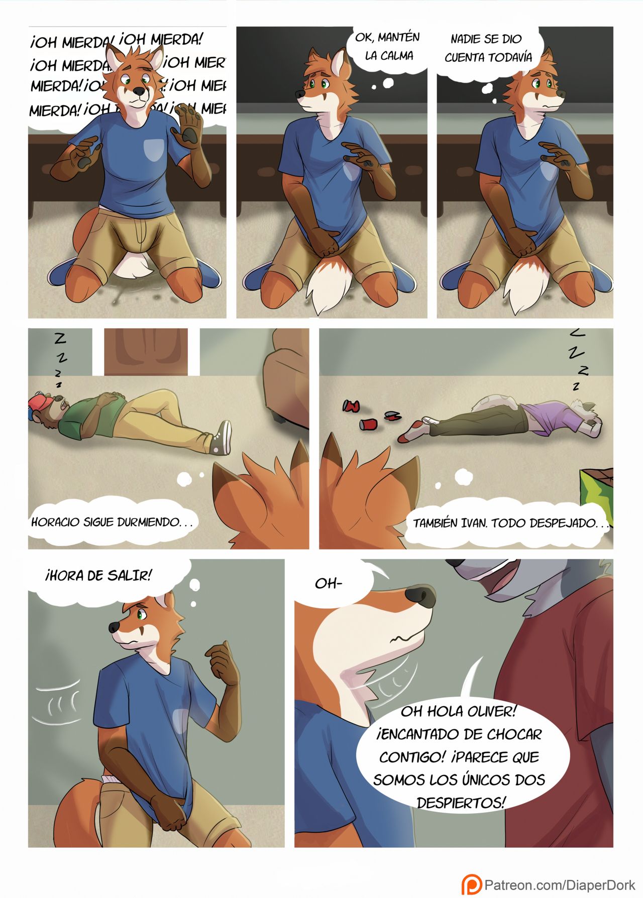 Vida ABDL de Oliver  +18 page 7 full