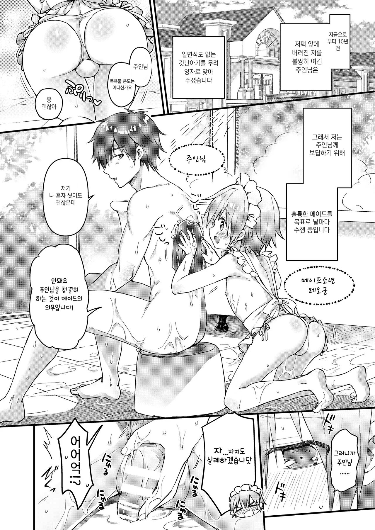 Kawaii Maid no Otokonoko | 귀여운 메이드는 남자애 page 2 full