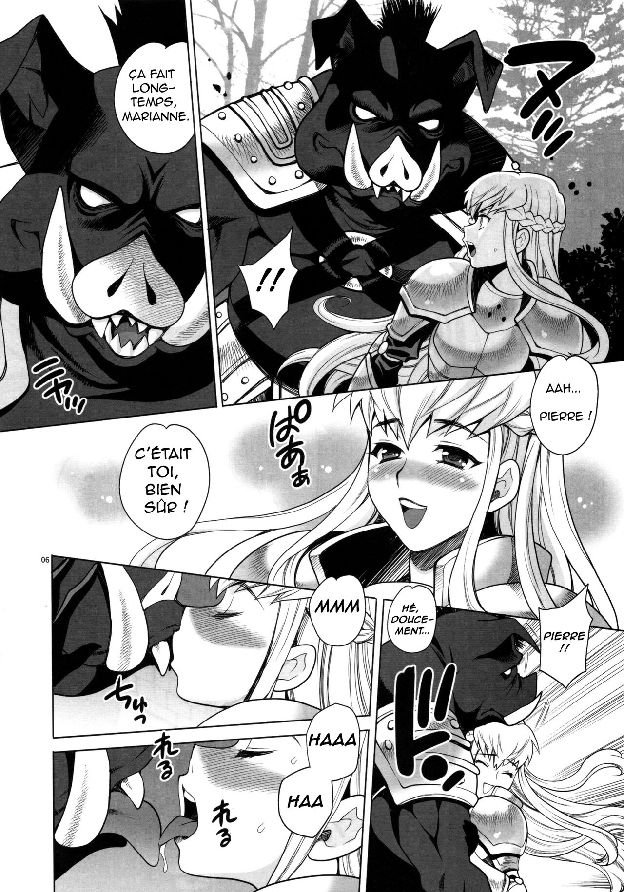 Yukiyanagi no Hon 37 Buta to Onnakishi - Lady knight in love with Orc page 6 full