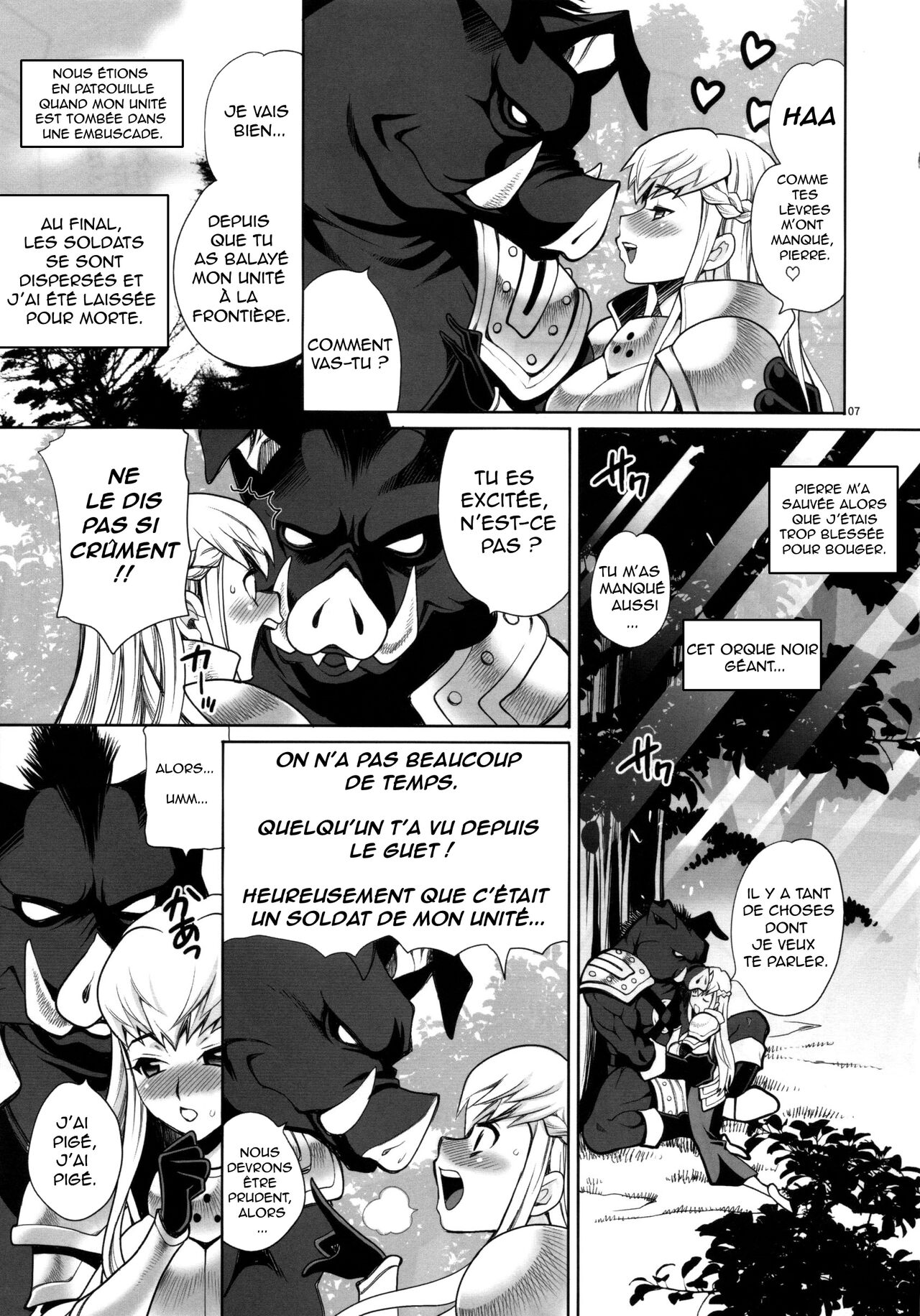 Yukiyanagi no Hon 37 Buta to Onnakishi - Lady knight in love with Orc page 7 full
