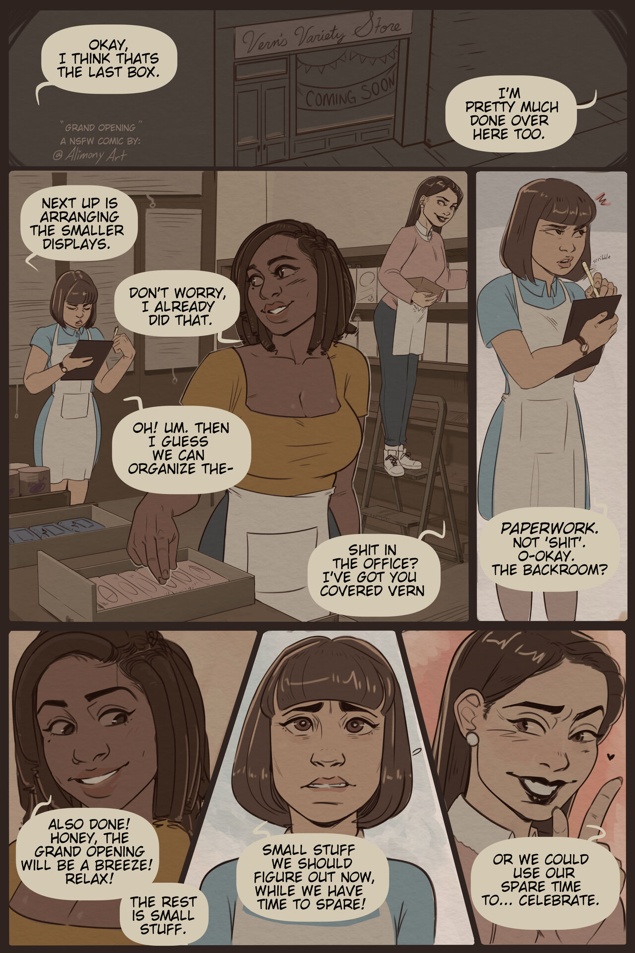 Grand Opening by AlimonyArt page 1 full