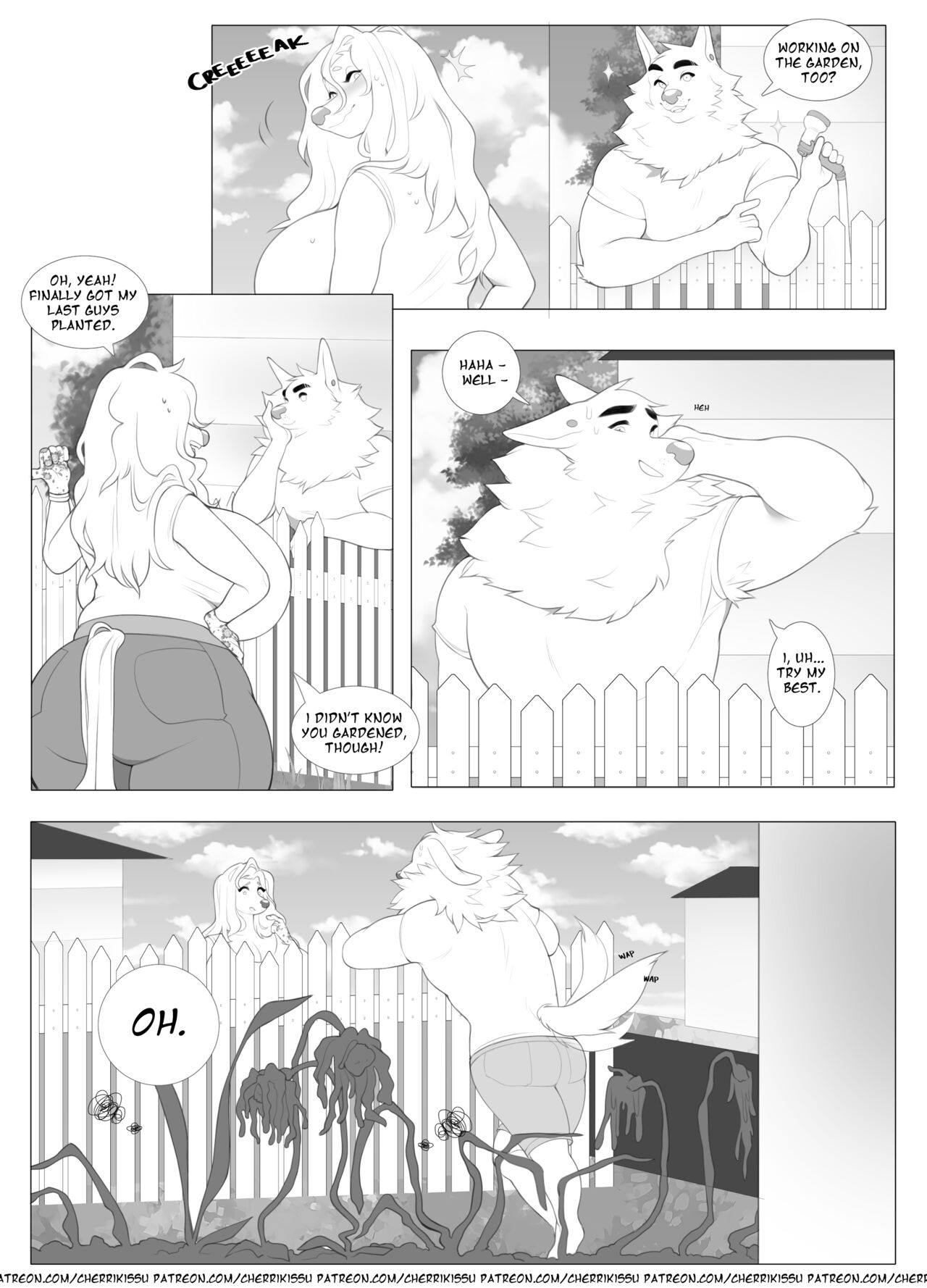 Cherrikissu - Mabel and Apollo comic page 2 full
