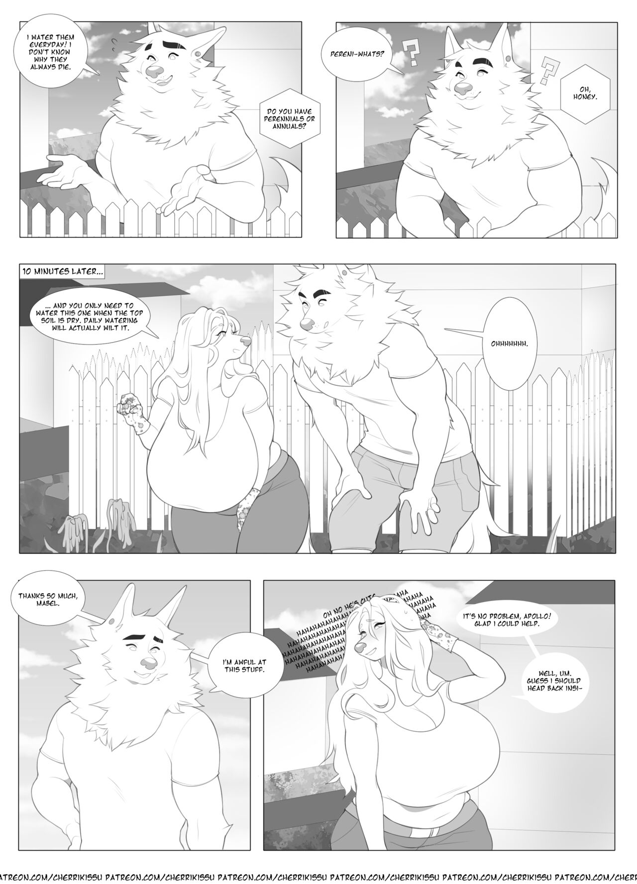 Cherrikissu - Mabel and Apollo comic page 3 full