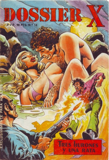 Dossier X 14 - Tres Hurones y una Rata cover