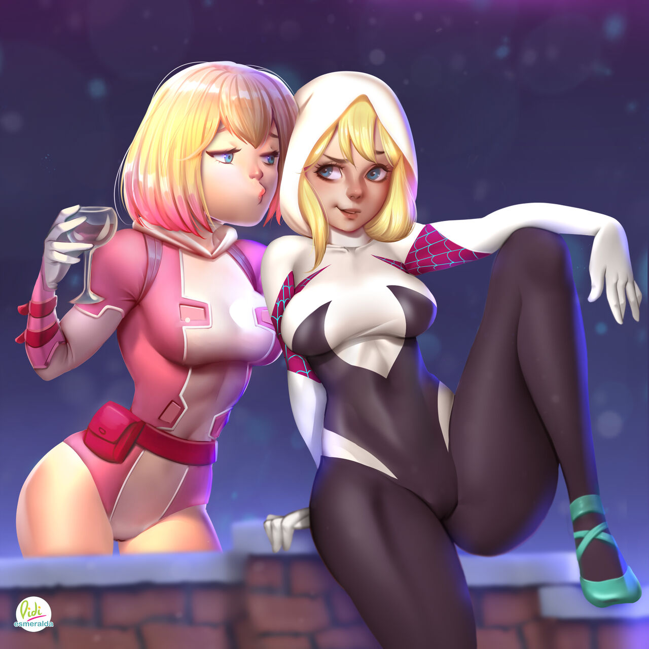 NSFW Gwenpool And SpiderGwen page 1 full
