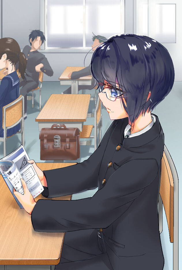 女装エッチで息抜きする優等生男子 page 6 full