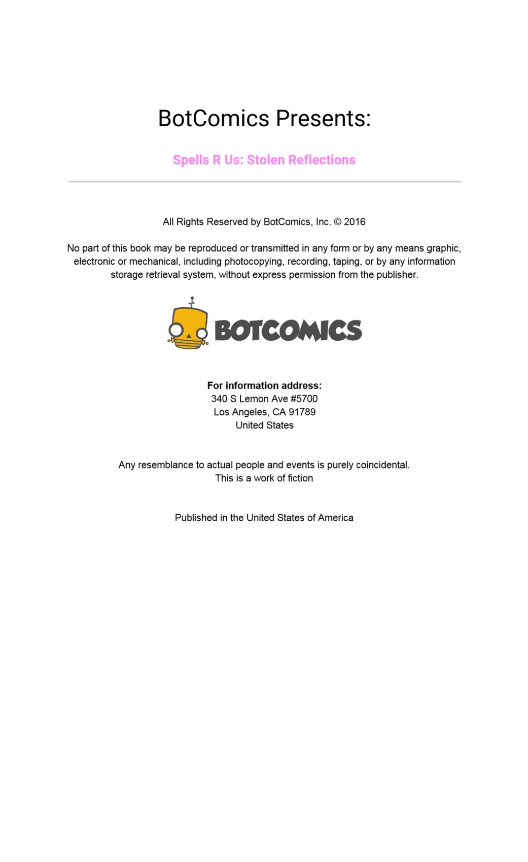 Botcomics - Spells R Us: Stolen Reflections  by xCuervos , Peter Logan , Eros Studio page 2 full