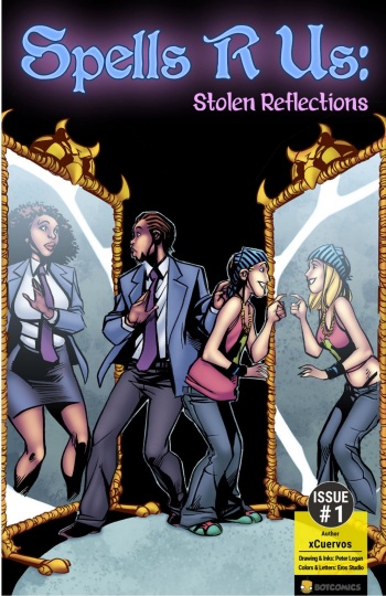 Botcomics - Spells R Us: Stolen Reflections  by xCuervos , Peter Logan , Eros Studio cover