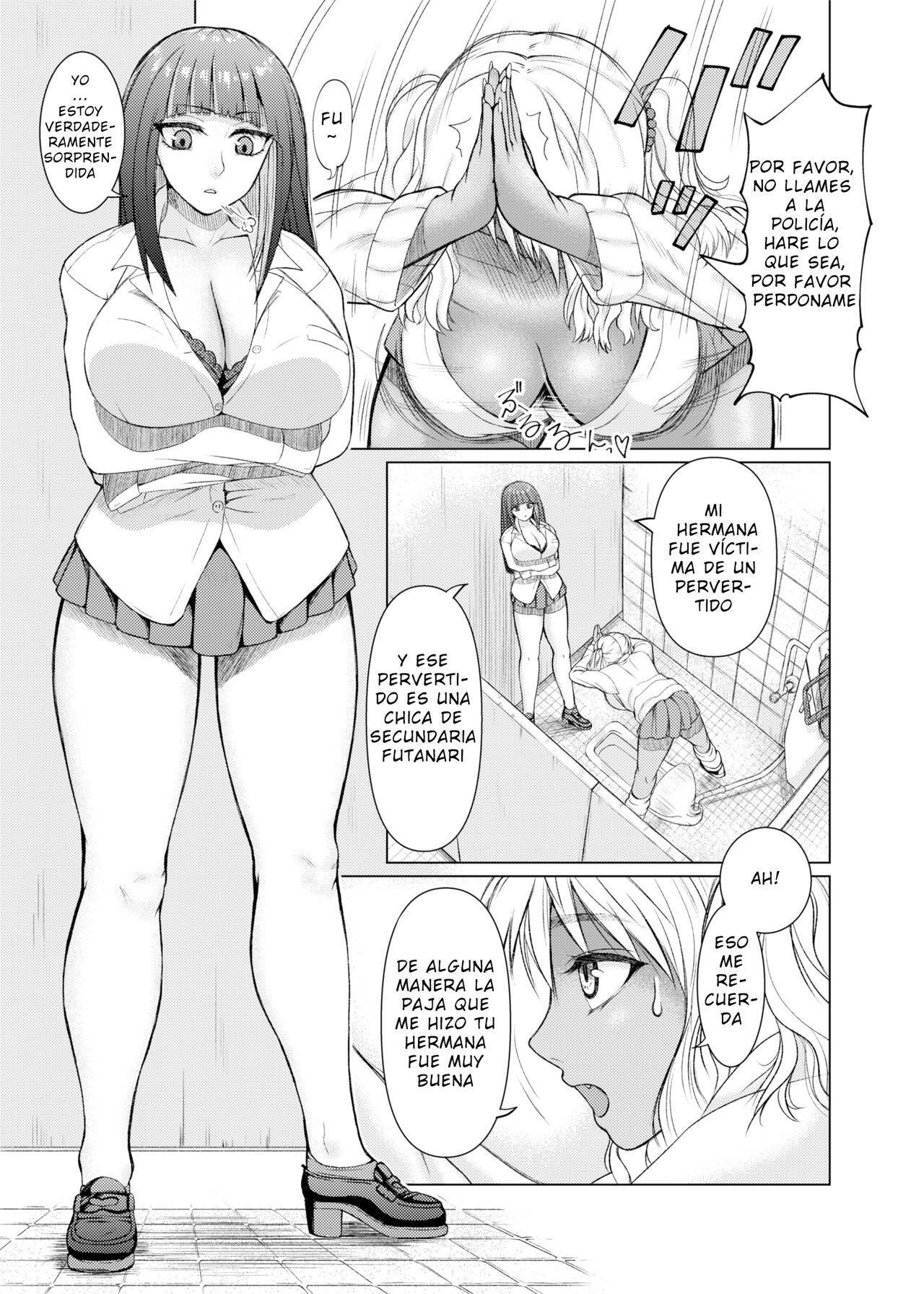 Futanari Bitch Gal wa Suki desu ka? Ch. 1 page 7 full