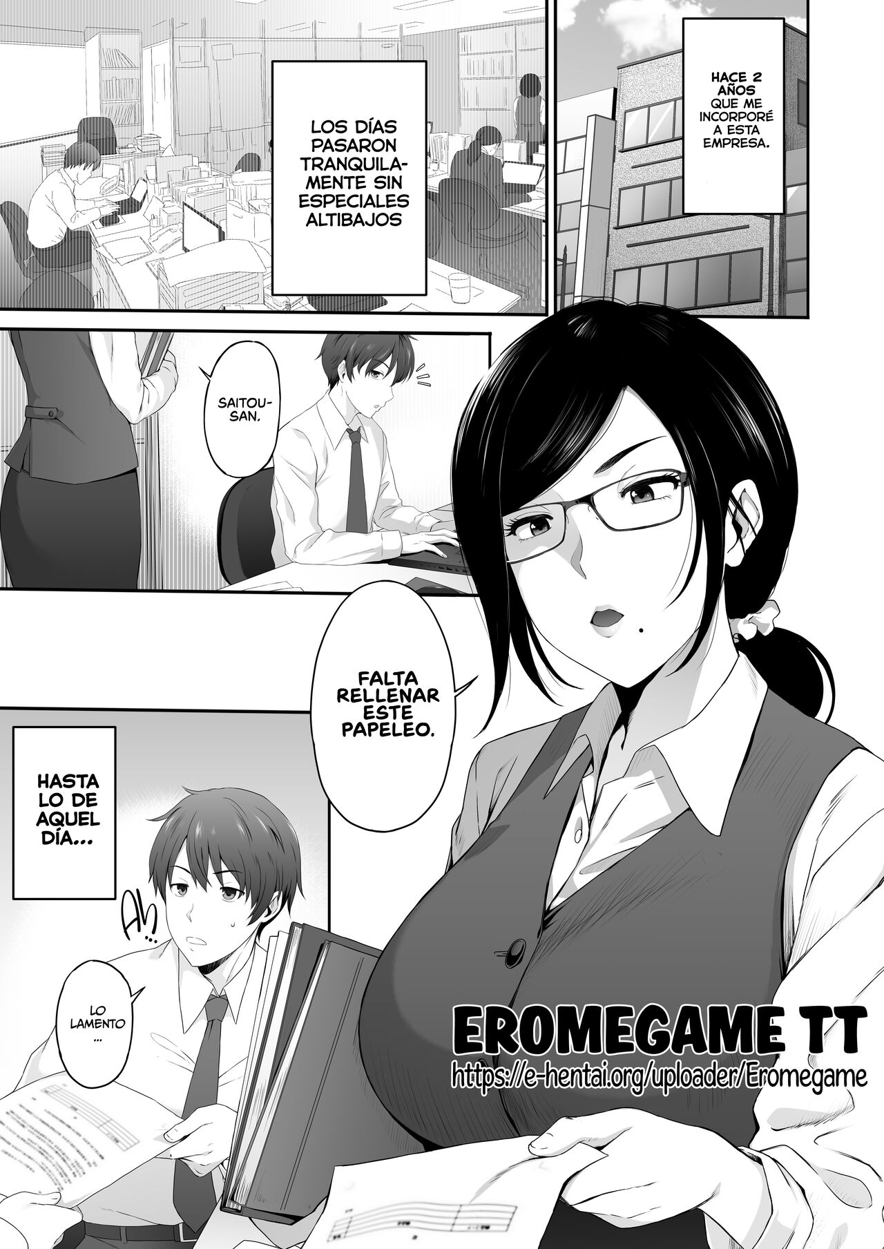 Mujer Lasciva~ La Seria y Tetona Contadora, Takahashi-san, me hizo Desarrollar el Hábito de un Gran Masoquista~ page 1 full
