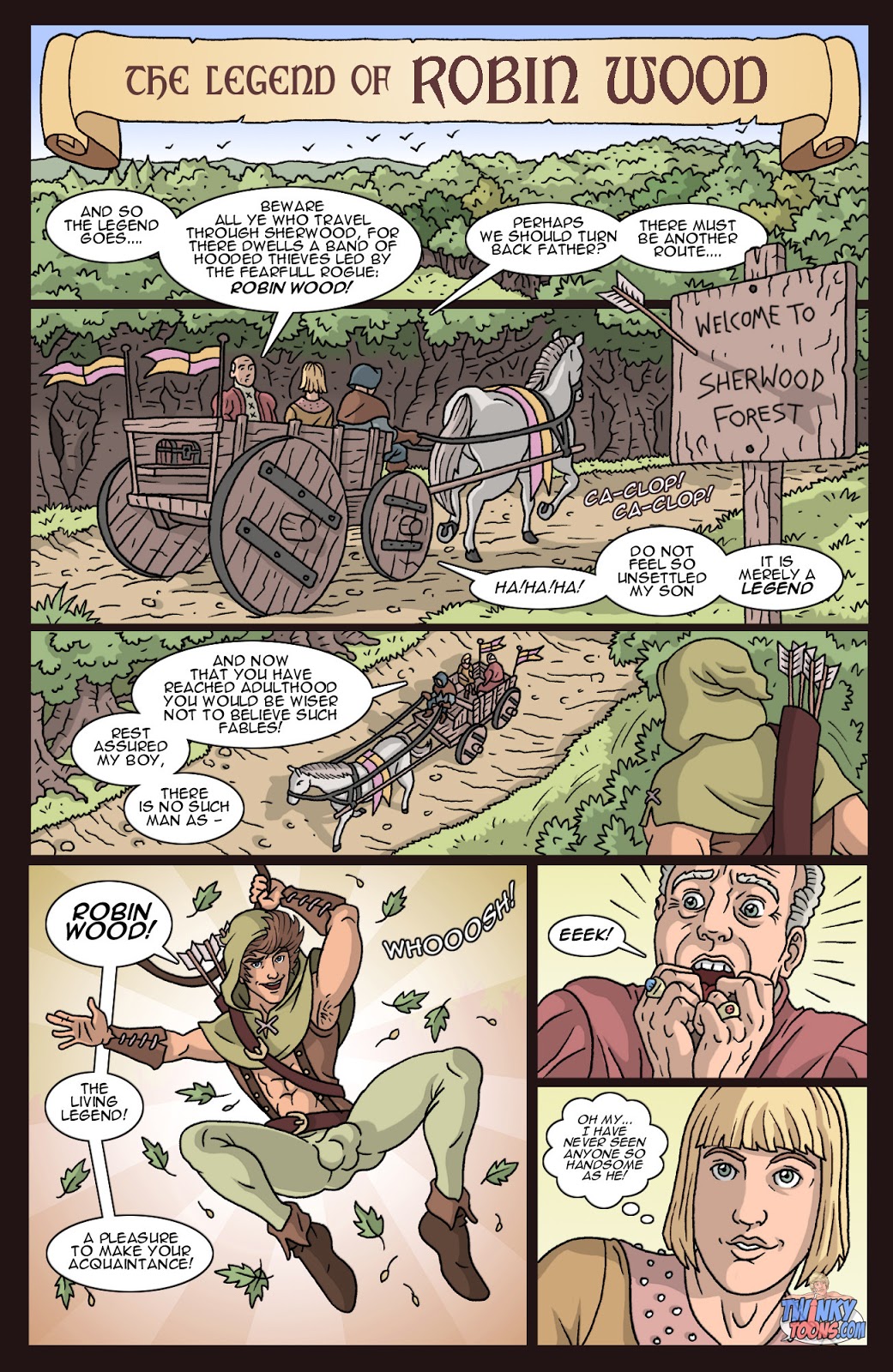 The Legend of Robin Wood page 1 full
