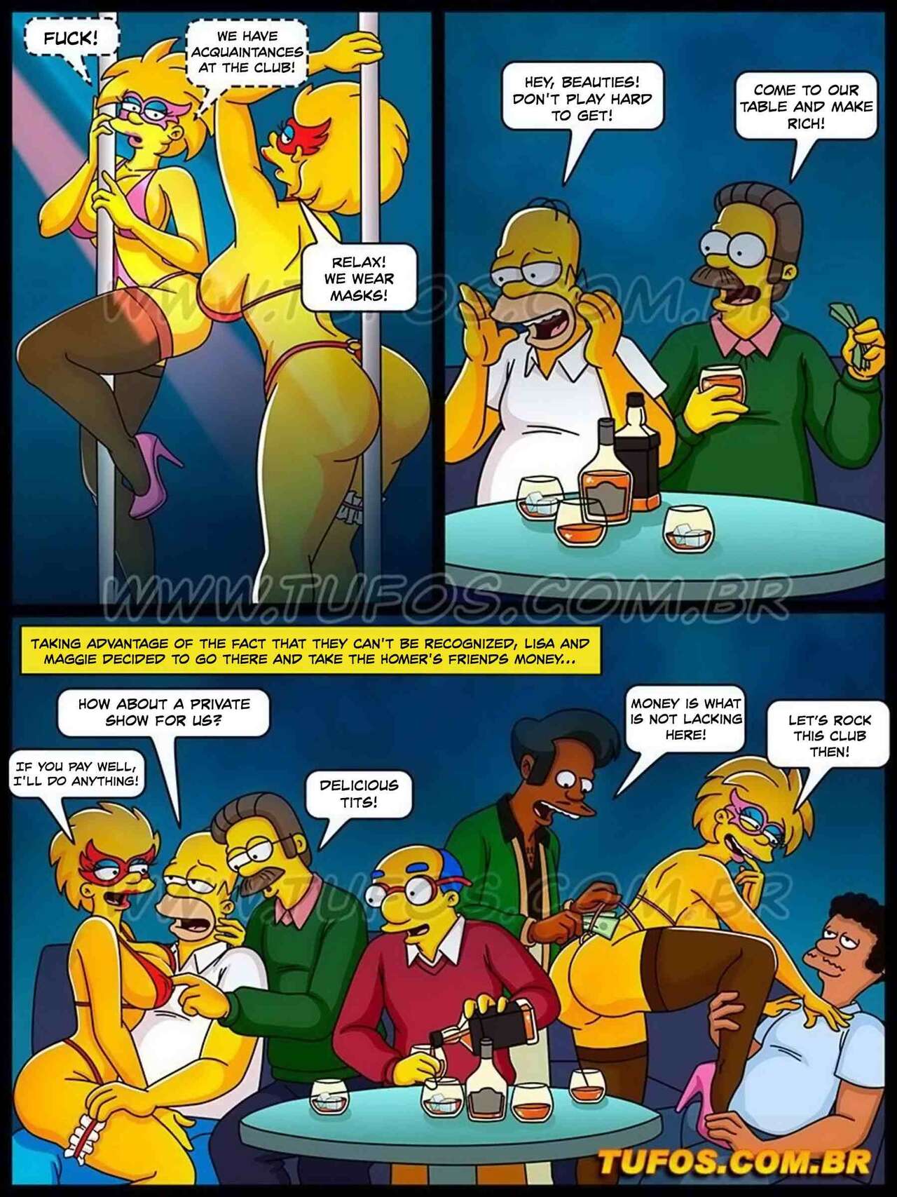 Os Simptoons 40 – A Very Crazy Night – Tufos - english page 4 full