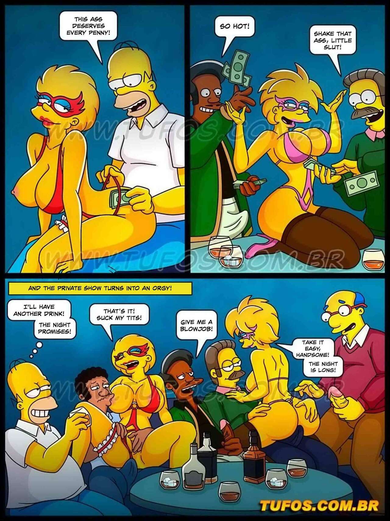 Os Simptoons 40 – A Very Crazy Night – Tufos - english page 5 full